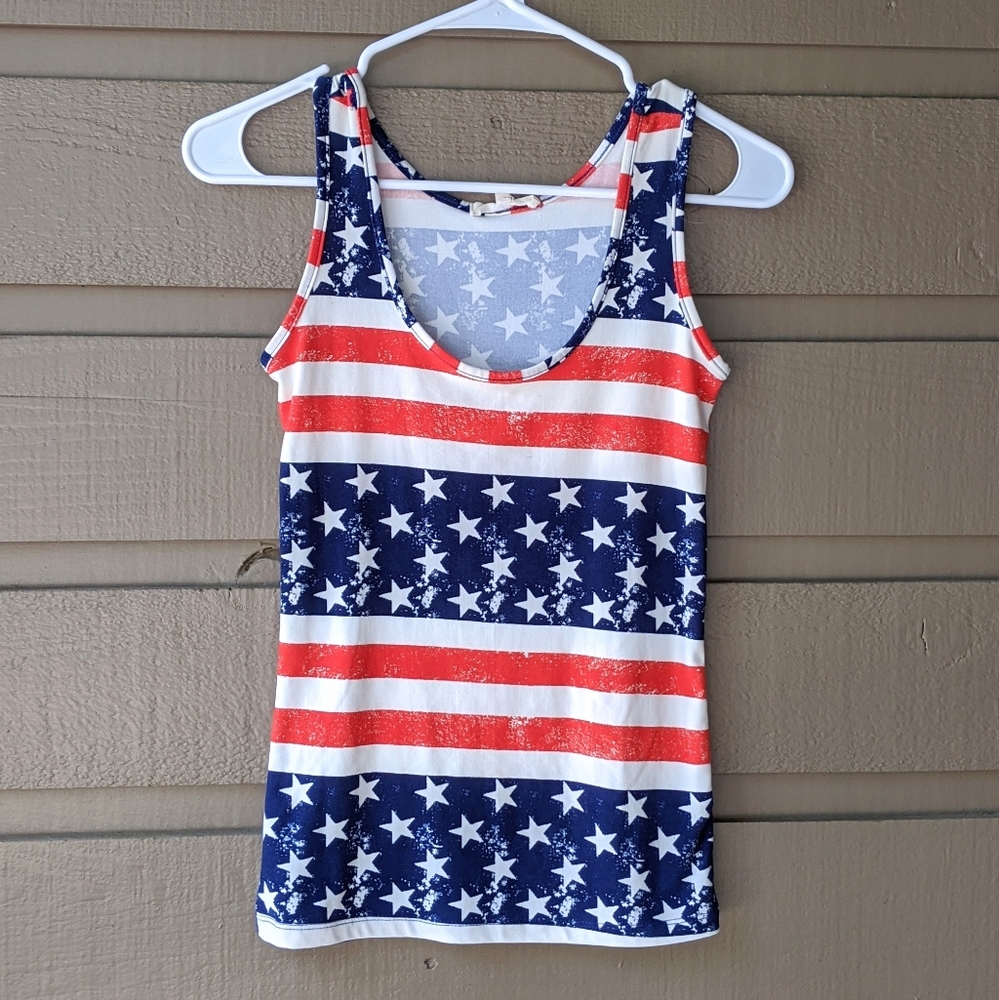 Wishful Park American Flag Tank Top